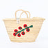 Tomato Stem Leaf Embroidered Basket - Handwoven Farmers’ Market Tote 🍅
